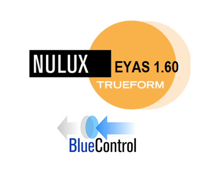 Nulux Eyas 1.60 Hi-Vison LongLife z BlueControl