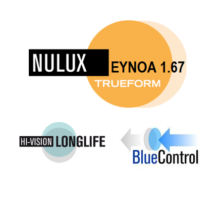 Nulux Eynoa 1.67 Hi-Vision LongLife z BlueControl